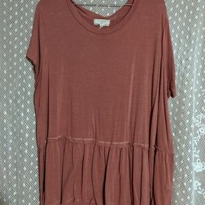 Salmon No comment short sleeve shirt